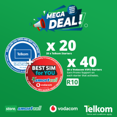 Vodacom VSP2 Starters + Telkom MYSIM Starters